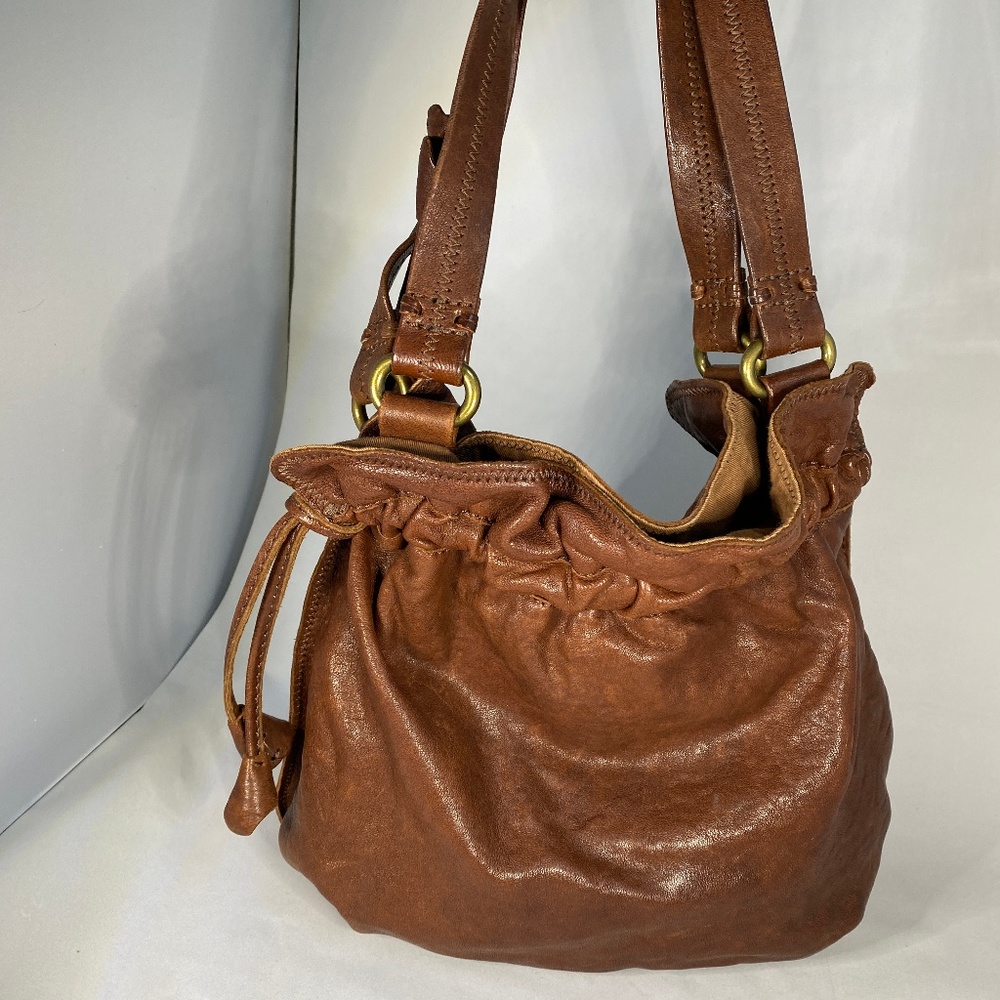 Lucky Brand Brown Italian Leather Purse